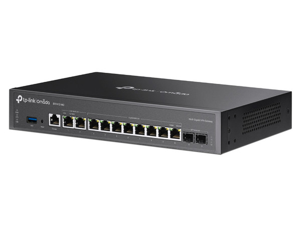 Router TP-LINK ER7412-M2, con VPN, Multigigabit. Color Negro
