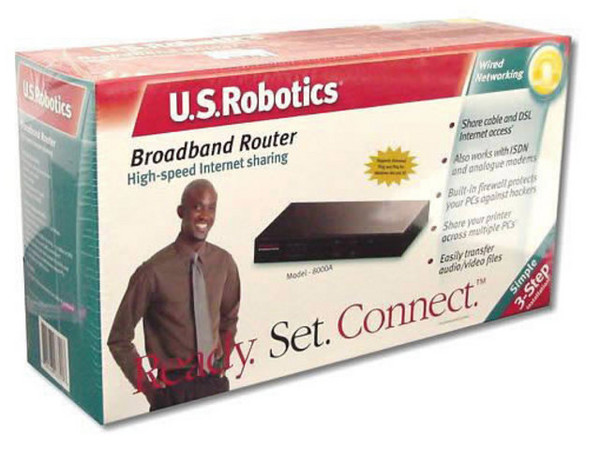 Ruteador US Robotics para compartir Internet (Infinitum, Cable)