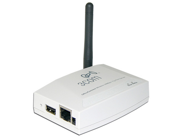 Servidor de Impresión 3Com OfficeConnect Inalámbrico de 54 Mbps 11G