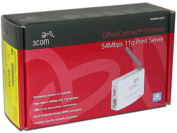 Servidor de Impresión 3Com OfficeConnect Inalámbrico de 54 Mbps 11G