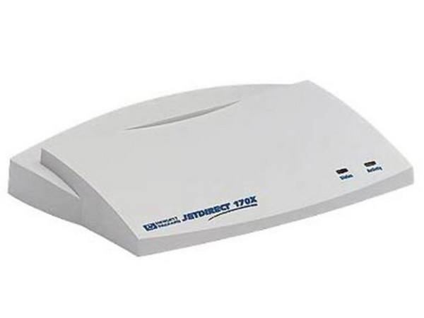 Servidor de Impresión HP JET Direct 170X, externo, 10 Base T, software incluido.