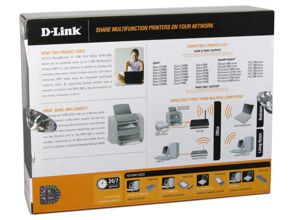 Servidor de impresión inalámbrico D-Link DPR-1260