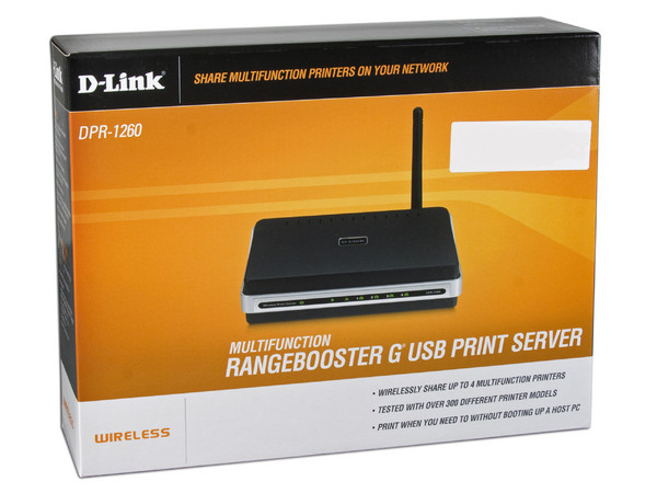 Servidor de impresión inalámbrico D-Link DPR-1260