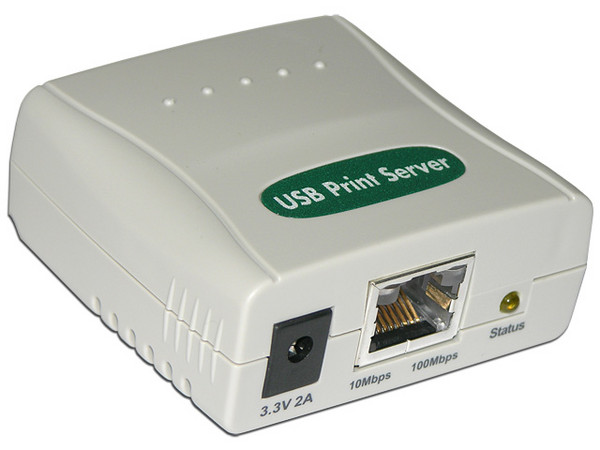 Servidor de Impresión USB 1.1, DHCP, 10/100Mbps