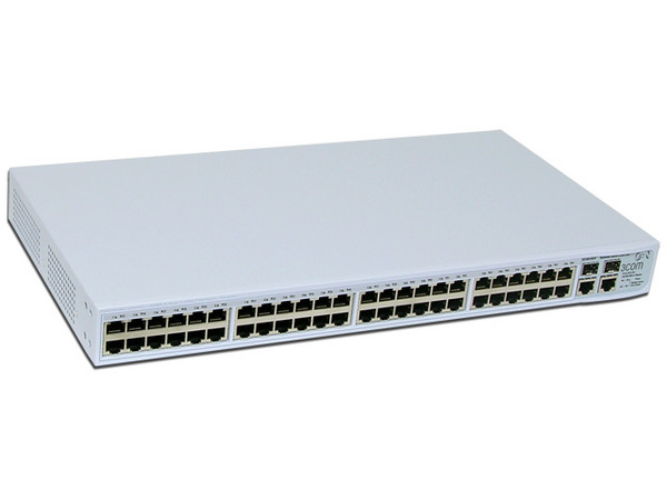 Switch 3Com Baseline Switch 2250 Plus 48 puertos 10/100 y 2 puertos de uso dual