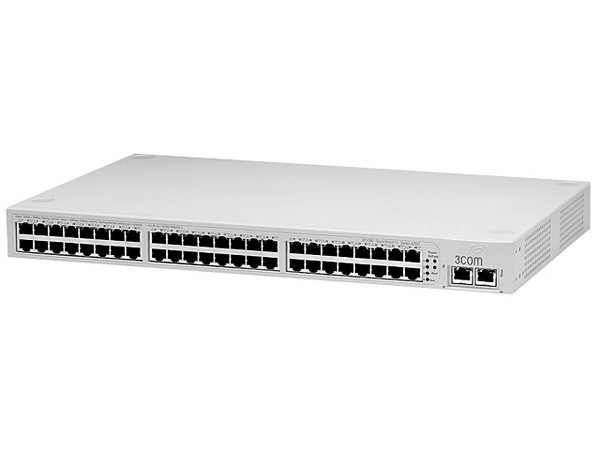 Switch 3Com 4200 de 50 puertos (48 puertos 10/100 y 2 puertos Gigabit)