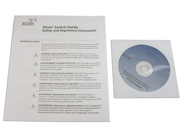 Switch 3Com Baseline Switch 2916-SFP Plus con 16 puertos 10/100/1000 y 4 puertos Gigabit SFP
