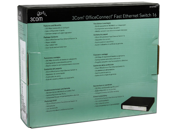 Switch 3Com OfficeConnect de 16 Puertos 10/100Mbps