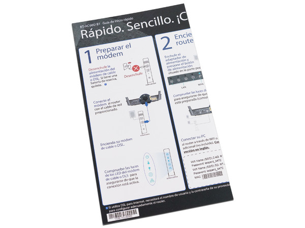 Ruteador Inalámbrico Asus RT-AC66U B1 de Doble Banda 2.4 GHz y 5 GHz, hasta 1300 Mbps.