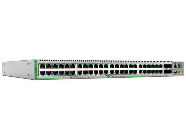 Switch Allied Telesis, 40 Puertos 10/100/1000 Mbps, 8 Puertos 5G-T, 4 puertos SFP+, PoE+.