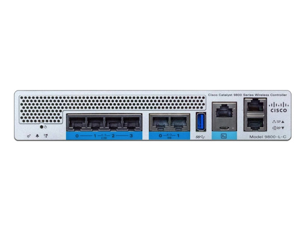 Controlador Inalambrico Cisco Catalyst 9800L, RJ45, USB, Micro USB.