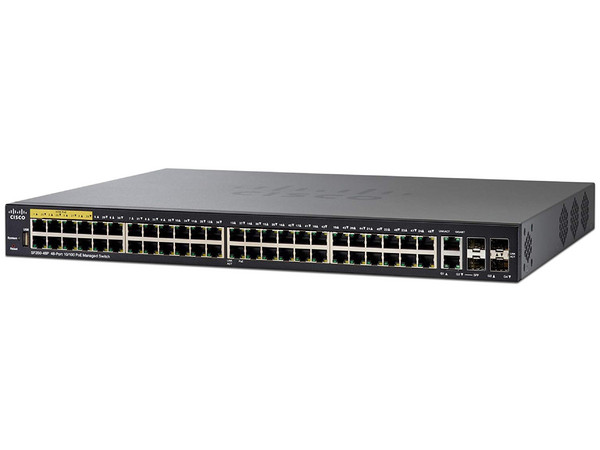 Switch Cisco Small Business de 48 puertos 10/100/ administrable.