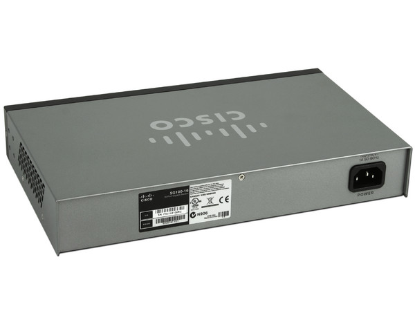Switch Cisco Small Business Gigabit SG 100-16 de 16 Puertos, 10/100/1000 Mbps, QoS
