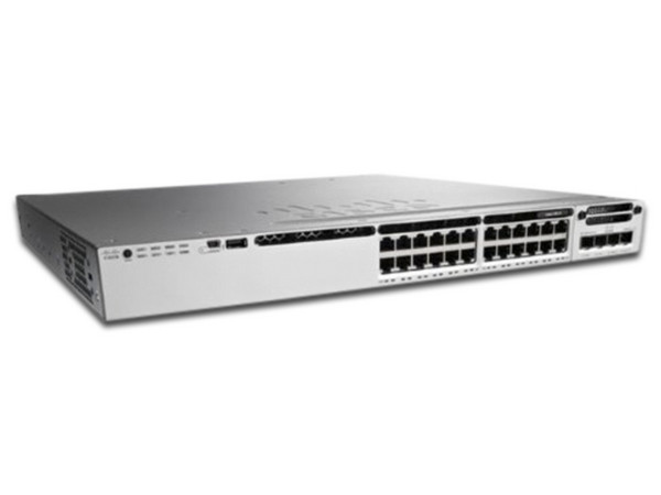 Switch Cisco Catalyst 3850 WS-C3850-24T-S de 24 puertos RJ-45 10/100/1000 Mbps.