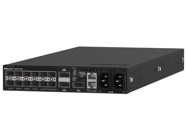 Switch DELL S4112F_1.4 administrable capa 3, 4x Gigabit Ethernet, 24 puertos Gigabit SFP, 4 puertos Gigabit SFP+, 1 puerto de consola. Soporta VLAN, QoS avanzado y gestión vía GWN.Cloud, GWN-Manager, SNMP, CLI o HTTP.
