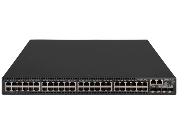 Switch DAHUA Gigabit de 48 Puertos PoE, 4 Puertos SFP 10Gbps, Administrable
