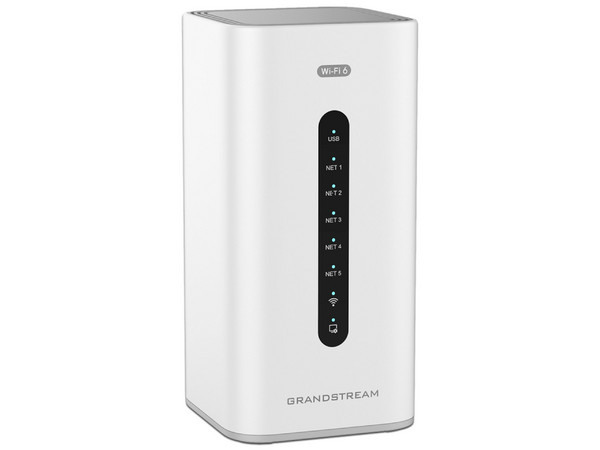 Dispositivo 4 en 1 Grandstream GCC6010W, Conmutador IP, Firewall de última generación, Ruteador VPN y Switch, 5 puertos GigaEth 4 con PoE, WiFi-6, 2 SFP y 1 USB