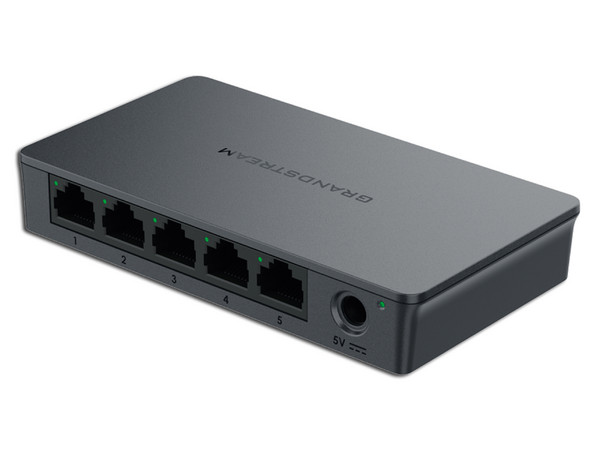 Switch Grandstream No Administrable GWN7700 de 5 puertos Gigabit Ethernet.