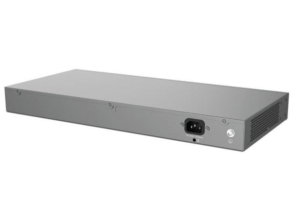 Switch Grandstream GWN7802P Pro, con 16 puertos Gigabit PoE, 2 Puertos SFP+, 250W, Administrable L2+, 8000 Entradas. Color Negro.