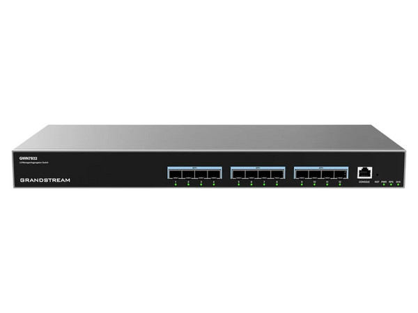 Switch Administrable Grandstream GWN7832 de 12 puertos 10G SFP+, Capa 3.
