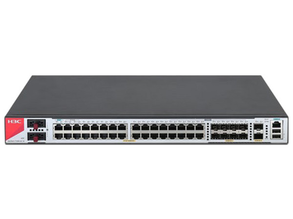 Cortafuegos H3C SecPath F1000-AI-15 con 18 Puertos Gigabit Ethernet, 2 Puertos SFP+ y 4 Puertos Bypass.