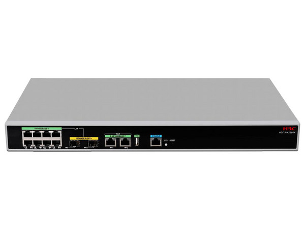 Controlador de Acceso H3C WX2860X, 10 Puertos 1000BASE-T, 2 Puertos SFP+, Rendimiento Inalámbrico 10 Gbps.