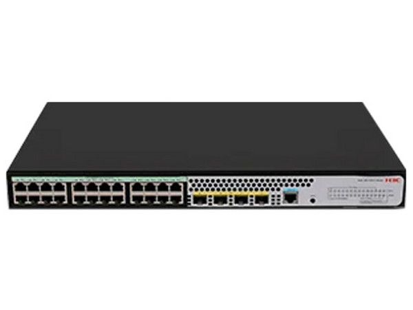 Switch H3C 9801A40S, 24 Puertos RJ-45 10/100/1000 Base T, 4 Puertos SFP, Color Negro.