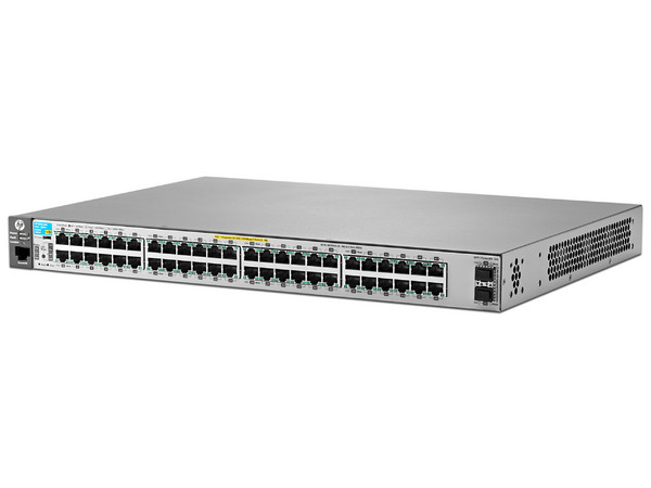 Switch HP Aruba 2530 de 48 puertos 10/100/1000 Mbps PoE+ y 2 SPF+.