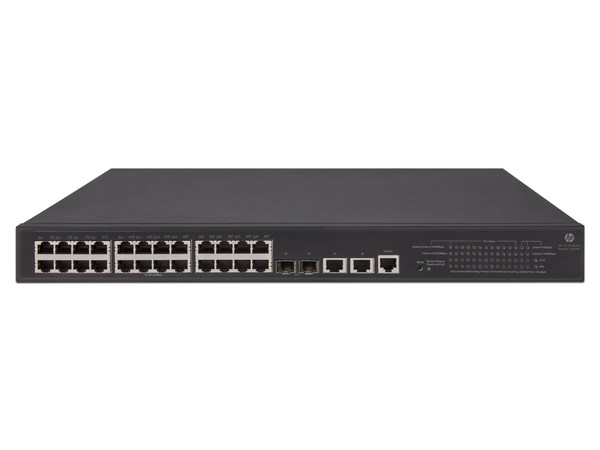 Switch HP 5130 JG940A de 24 puertos 10/100/1000 Mbps, 2 puertos SFP+, PoE.