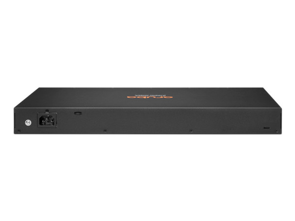 Switch Gigabit HPE Aruba 6100 de 24 puertos 10/100/1000 Mbps, 4 puertos SFP, PoE, 370W.