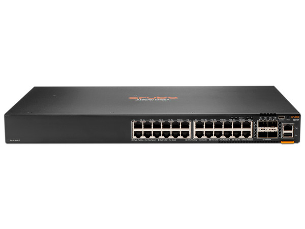 Switch HPE JL724A de 24 puertos 10/100/1000 Mbps, 4 puertos SFP, PoE.