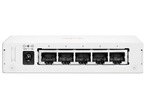 Switch HPE Aruba Instant On 1430 5G de 5 Puertos 10/100/1000 Mbps, Color Blanco.