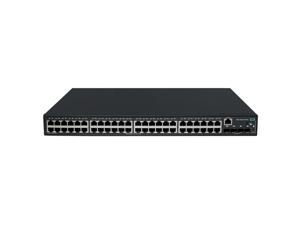 Switch HPE Networking CW 2050, 48 Puertos 10/100/1000BT PoE+, 4 Puertos SFP 1G/2.5G, 410W. Color Negro.
