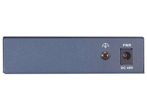 Switch Monitoreable Hikvision DS-3E1105P-EI de 4 Puertos 10/100 Mbps PoE+ y 1 Puerto RJ45 Uplink, PoE Hasta 250 Metros, Conexión Remota desde Hik-ProConnect.