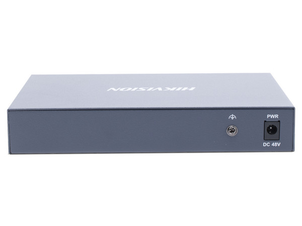 Switch Hikvision DS-3E1309P-EI/M de 8 puertos 10/100 Mbps PoE+ y 1 puerto Gigabit Uplink.