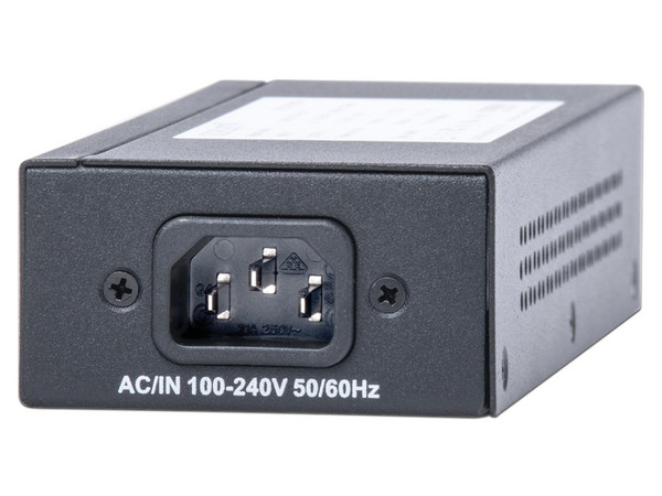 Inyector de Poder Hikvision HiPoE, 60 W, 10/100/1000 Mb, 2A, 802.3af, Color Negro.