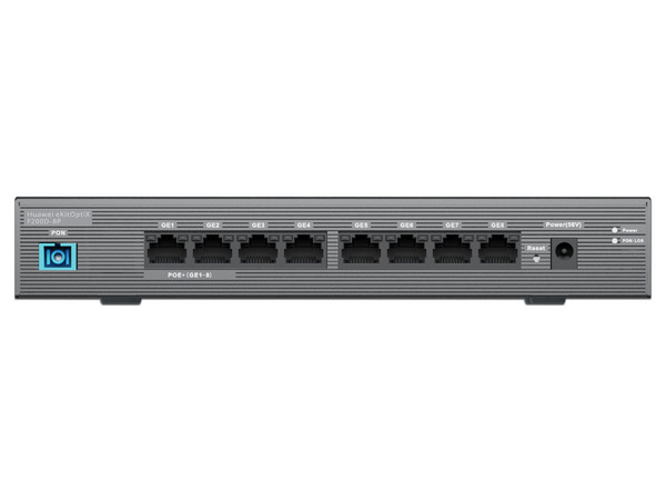 Switch Huawei F200D-8P, 8 Puertos RJ-45 10/100/1000 Mbps Compatible con PoE, Color Negro.