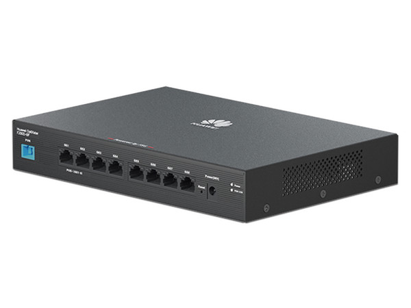 Switch Huawei F200D-8P, 8 Puertos RJ-45 10/100/1000 Mbps Compatible con PoE, Color Negro.
