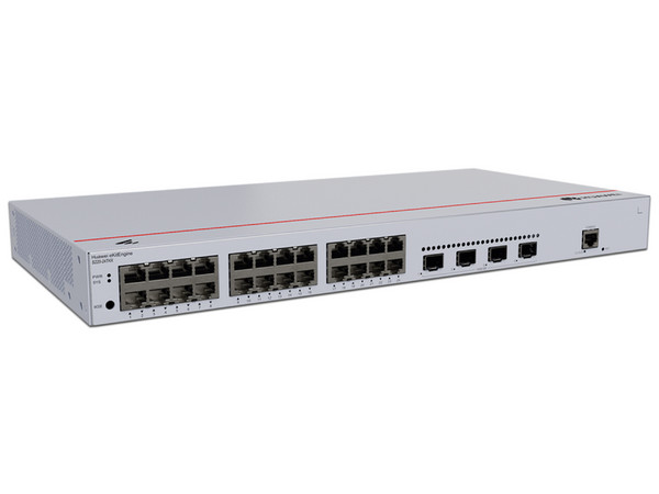 Switch Administrable Huawei S220-24T4X de 24 puertos Gigabit Ethernet y 4 puertos SFP+ Uplink, Capa 2.