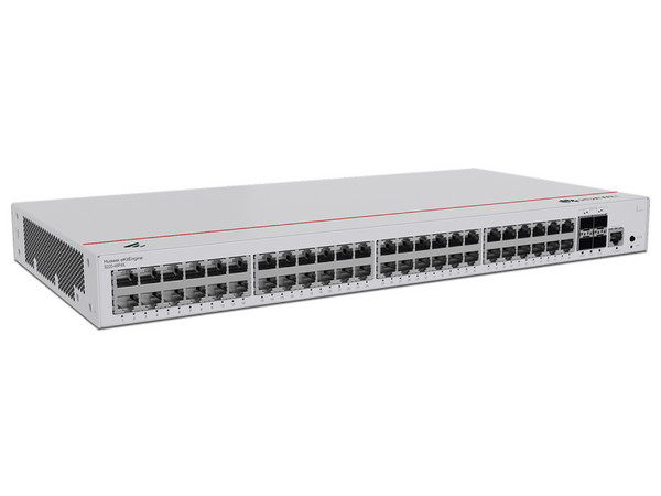 Switch Administrable Huawei S220-48P4X de 48 puertos Gigabit Ethernet PoE y 4 puertos SFP+ Uplink, 380W, Capa 2.