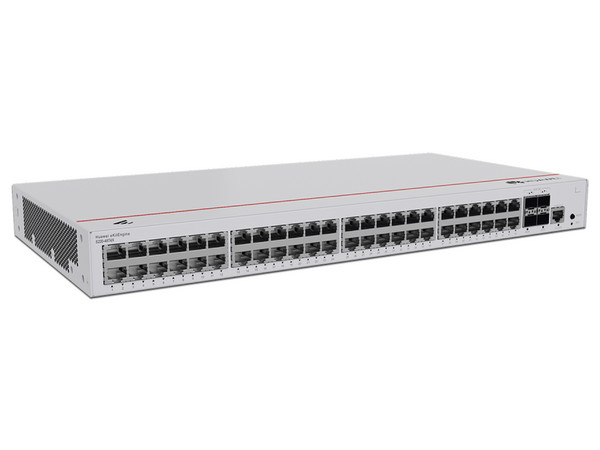 Switch Administrable Huawei S220-48T4X de 48 puertos Gigabit Ethernet y 4 puertos SFP+ Uplink, Capa 2.