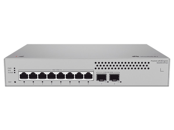 Switch de Acceso Gigabit Capa 2, 8 Puertos 10/100/1000 Mbps, 2 Puertos SFP 2.5GE, Administración en la Nube.