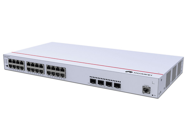 Switch Administrable Huawei S310-24P4S de 24 puertos 10/100/1000 Mbps PoE y 4 puertos SFP Uplink, 400W, Capa 3.