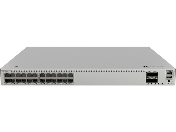 Switch Administrable Huawei S310-24PN4X de 24 puertos PoE 1000Mbps y 4 puertos SFP+ Uplink, 400W, Capa 3.