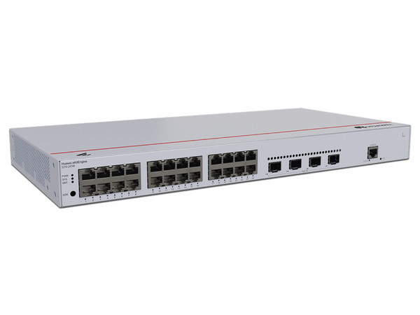 Switch Administrable Huawei S310-24T4X de 24 puertos Gigabit Ethernet, y 4 puertos SFP+ Uplink, Capa 3.