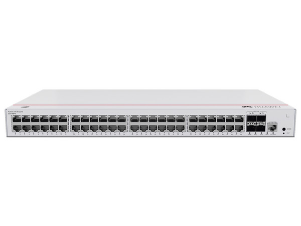 Switch Administrable Huawei S310-48P4X de 48 puertos Gigabit Ethernet PoE y 4 puertos SFP+ Uplink, 380W, Capa 3.