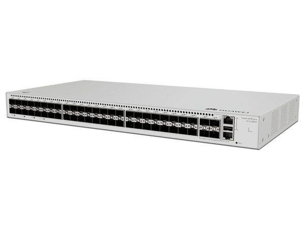 Switch Core/Distribución Administrable Capa 3, Huawei, 48 Puertos SFP 1 Gbps, 4 Puertos SFP+ 10 Gbps, Soporte iStack, Capacidad De Conmutación 176 Gbps.