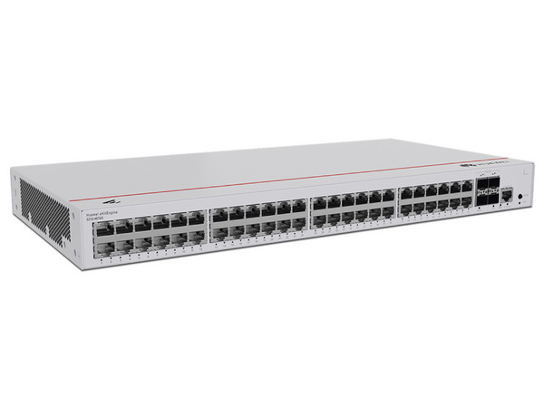 Switch Administrable Huawei S310-48T4X de 48 puertos Gigabit Ethernet, y 4 puertos SFP+ Uplink, Capa 3.