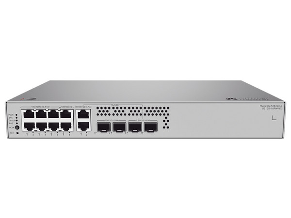 Switch Administrable Capa 3, 8 Puertos Gigabit (6 PoE), 2.5GE Combo, 2 SFP 2.5GE, 2 SFP+ 10GE, 128W, PoE Perpetuo, iStack, Gestión en la Nube.
