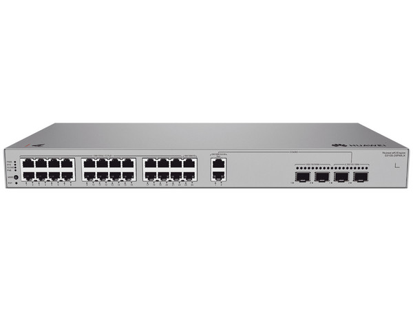 Switch Gigabit Administrable Capa 3, Huawei, 24 Puertos 10/100/1000 Mbps (22 PoE), 2 Puertos 2.5GE PoE, Combo 2 Puertos SFP 2.5GE, 2 Puertos SFP+ 10GE, 400W, PoE Perpetuo, iStack, Administración Nube Gratis, Modelo S310S-26PN4JX.